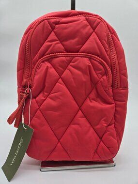 Vera Bradley Cayenne Lorman Sling Backpack Quilted Crossbody NWT